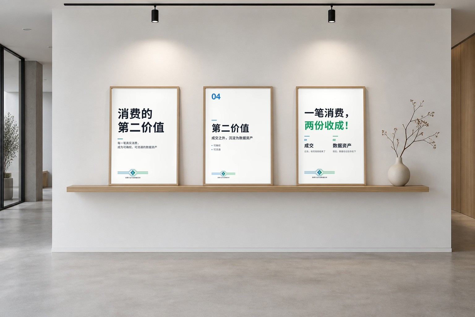 走廊画架