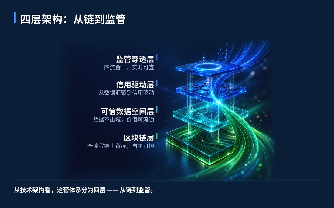 四层架构：从链到监管